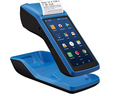 Máquina terminal de la posición del PDA de la pantalla táctil del escáner del sistema de Barway Android con la impresora